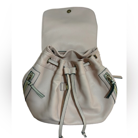 Indigo brand pink and cream mini travel backpack - Picture 3 of 8